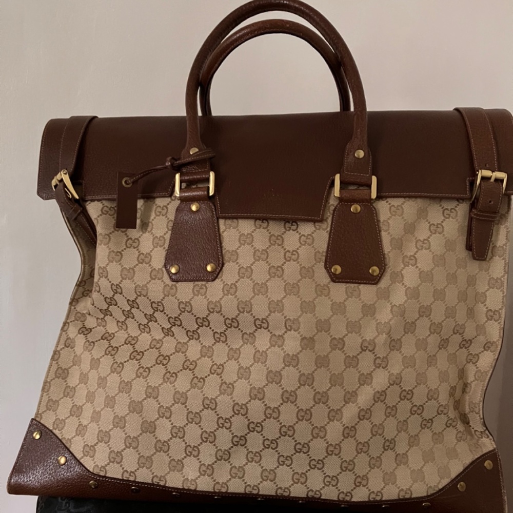 VINTAGE GUCCI WEEKENDER BAG - Picture 2 of 7